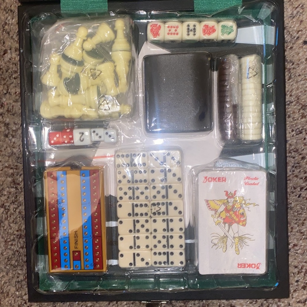 Multi- Game Set with Case